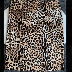 Lane Bryant Animal Print Pencil Skirt